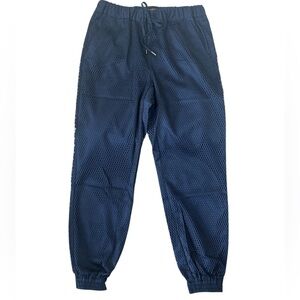 WildFang the empower mesh drawstring pant navy blue joggers size Small